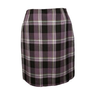 Nine West Plaid Pencil Skirt Retro Academia Grannycore 4P Classic Clueless